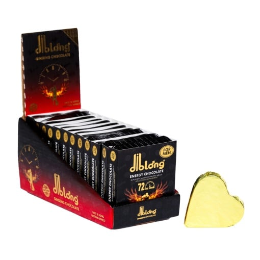 Cutie 12 afrodisiace tip ciocolata premium concentrat, DIBLONG ENERGY CHOCOLATE for MEN, pentru potenta, erectie, impotriva ejacularii, 100% natural.