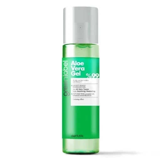 Gel de Aloe Vera Greenlabel – Îngrijire hidratantă și calmantă a pielii cu ingrediente naturale, 200 ml