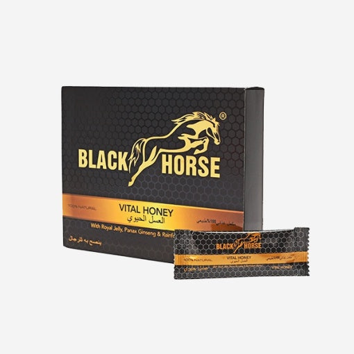 Miere afrodisiac Black Horse, unisex, 1 cutie x 24 plicuri