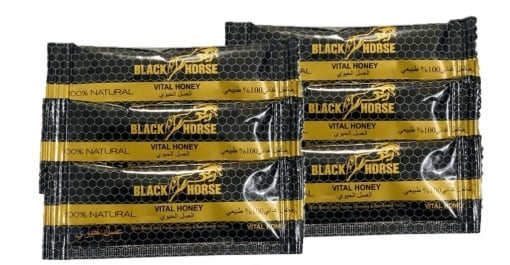 Miere afrodisiac Black Horse, unisex, 6 plicuri x 10 g