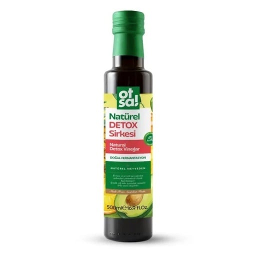 Oțet detoxifiant natural cu oțet de mere și ananas, 500 ml, pentru reducerea edemelor și susținerea arderii grăsimilor