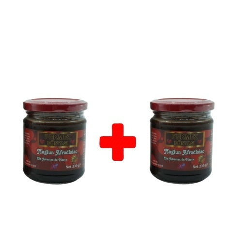 PACHET PROMO: 2 Magiun afrodisiac turcesc Pekmez Dunyasi: O combinație naturală pentru vitalitate și echilibru, 100% natural, 230g