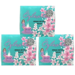 Pachet Promo – 3 x Ceai de Slăbit Ozlex Turcesc Detox, Aromă Fructe de Pădure, 60 Plicuri, Original cu Hologramă