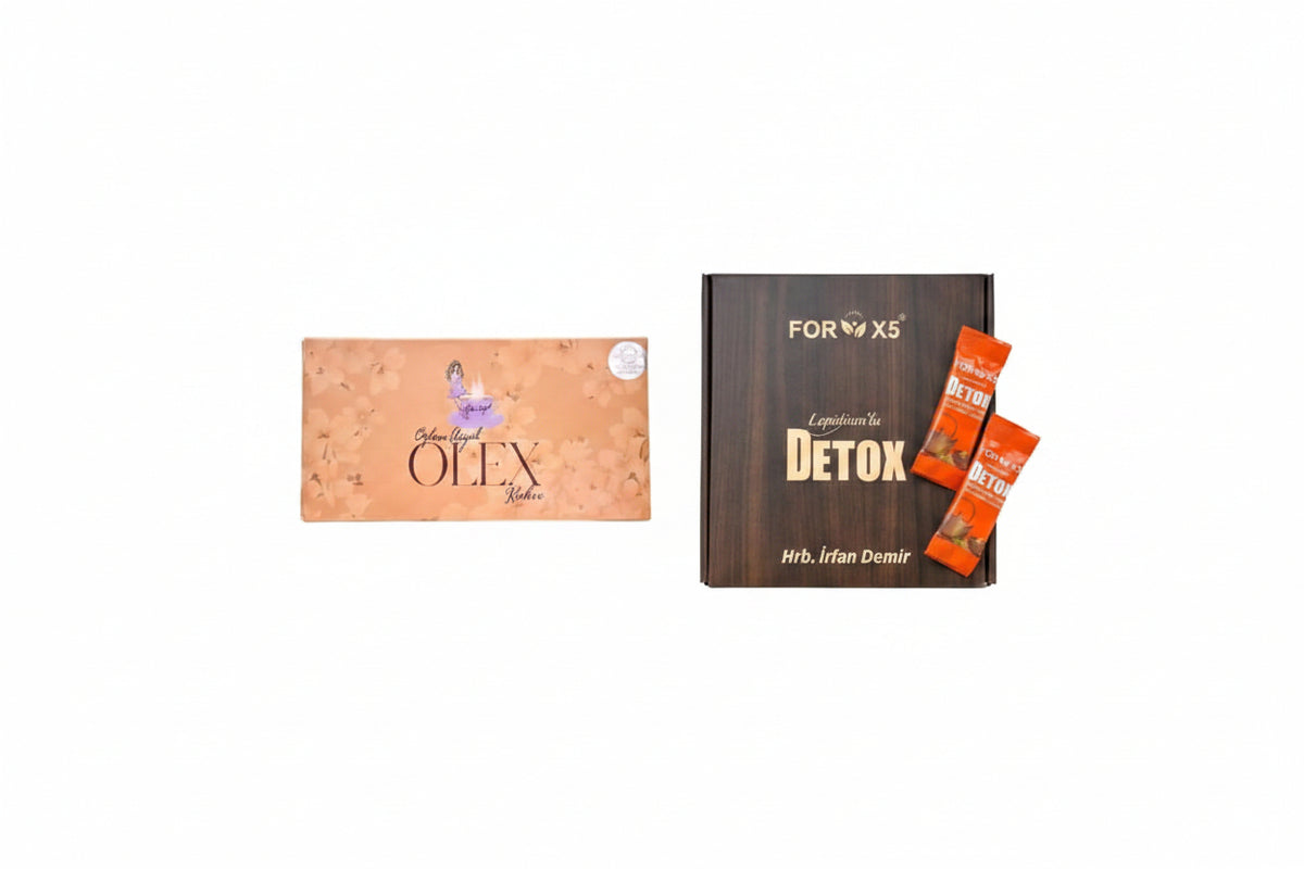 Pachet Promo – Cafea de Slăbit Ozlex Coffee & Ceai Detox For X5