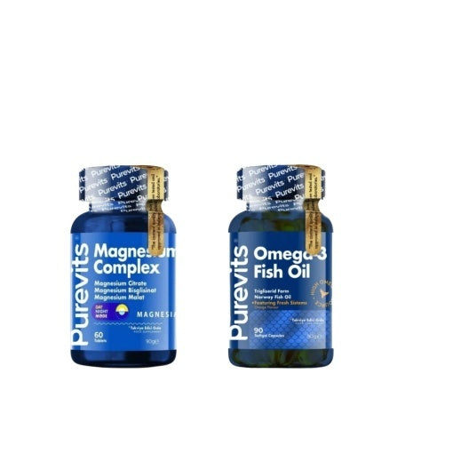 Pachet Promo Vitalitate & Echilibru – Magneziu Complex + Omega-3 Premium Purevits