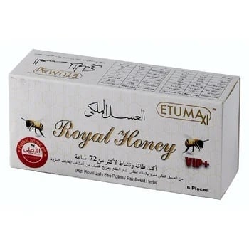 Royal Honey miere afrodisiaca, 6 plicuri, Etumax