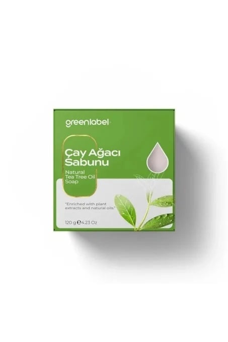 Sapun Natural Greenlabel cu Extract de Arbore de Ceai – 120g