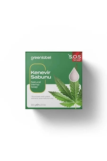 Sapun Natural Greenlabel cu Extract de Canepa– 120g