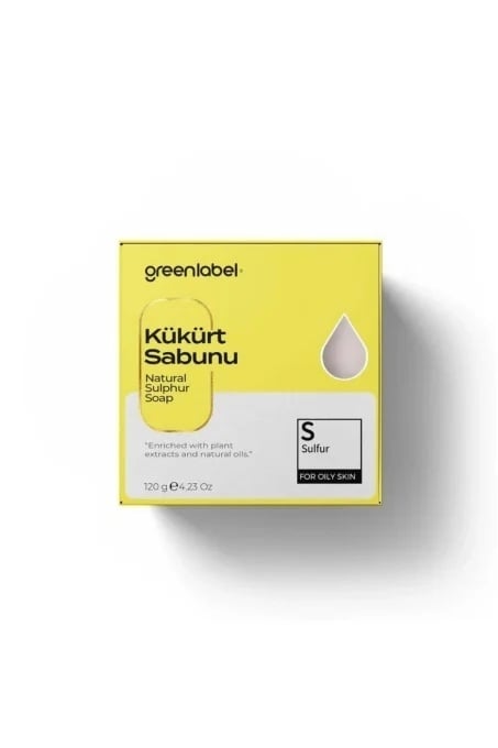 Sapun Natural Greenlabel cu Sulf – 120G