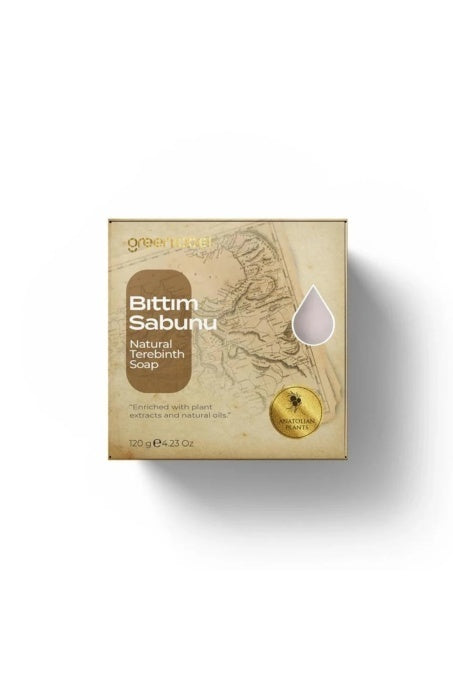 Sapun Natural Greenlabel cu Ulei de Bıttım (Fistic Sălbatic) – 120g