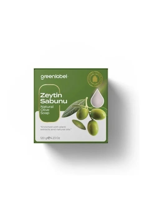Sapun Natural Greenlabel cu Ulei de Măsline – 120G