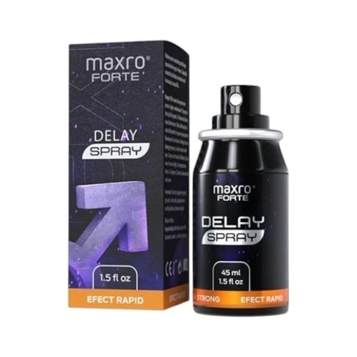 Spray pentru întârzierea ejaculării MAXRO FORTE Delay Spray, cu efect rapid, 45 ml (până la 200 de pulverizări)